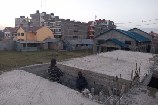 Apartments under construction for sale in Utawala-Githunguri