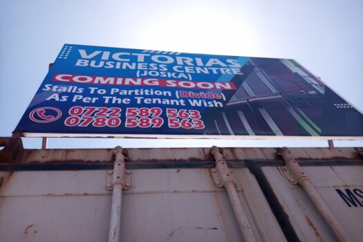 Victorias containers to rent-Joska Shopping Centre Kagundo Road.