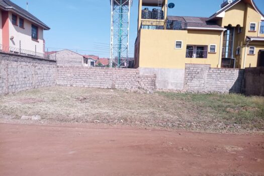 Plot for sale 100ft by 50ft within Bypass 1km to Thika road .