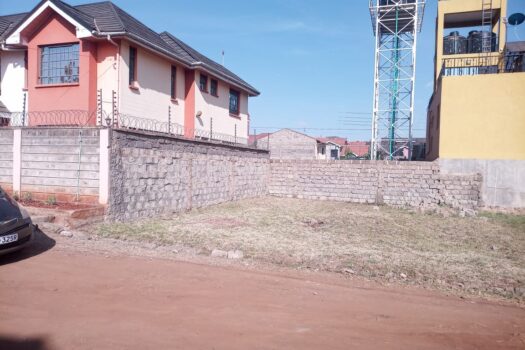 Plot for sale 100ft by 50ft within Bypass 1km to Thika road .